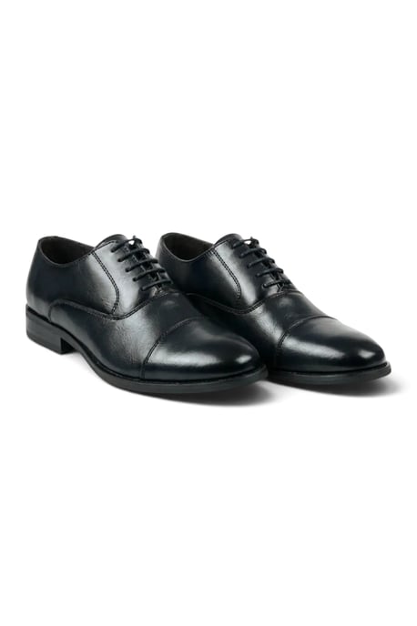 Herren Schwarze Cap-Toe Oxford Schnürschuhe - N103212 - Image 2