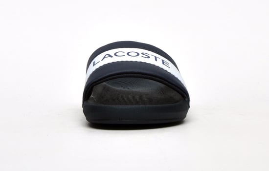 Claquettes Croco Lacoste Pour Homme en Bleu Marine - Image 5