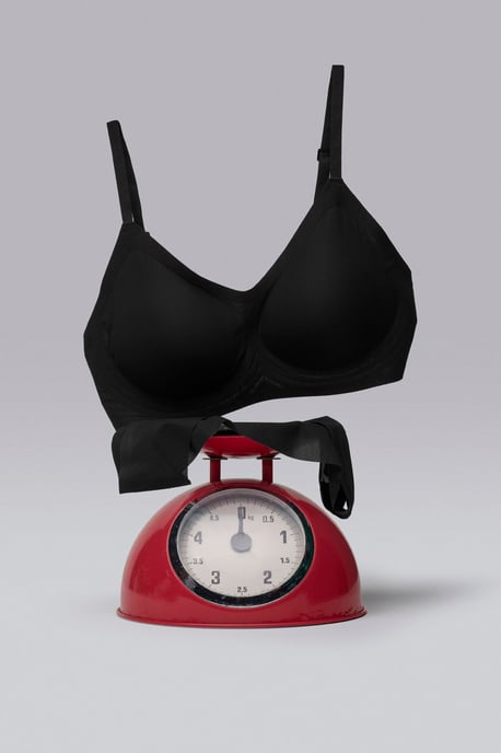 Geripptes Strick-Bralette - Image 1