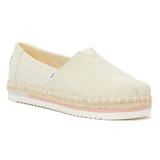 TOMS Alpargata Plattform Seil Womens Natural Espadrilles - Image 2