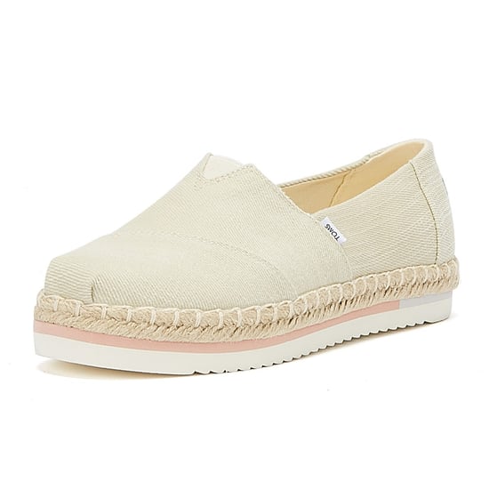 TOMS Alpargata Plattform Seil Womens Natural Espadrilles - Image 3