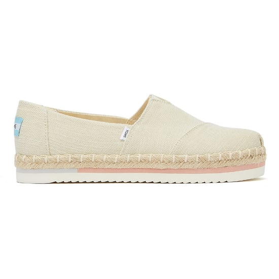 TOMS Alpargata Plattform Seil Womens Natural Espadrilles - Image 5