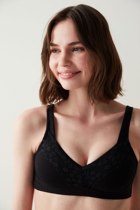 Spitzen-Jersey-Bralette - Image 1