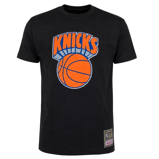 Mitchell & Ness NBA New York Knicks Teamlogo Herren Schwarz T-Shirt - Image 1