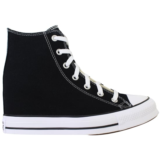 Converse Chuck Taylor All Star Wedge Damen Schwarz Plimsolls - Image 1