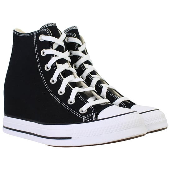 Converse Chuck Taylor All Star Wedge Damen Schwarz Plimsolls - Image 2