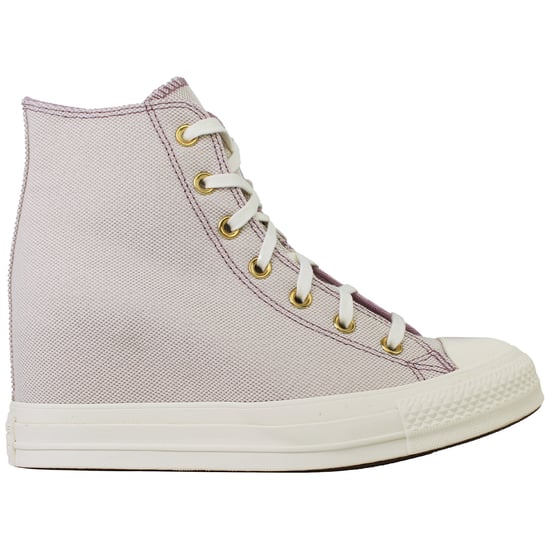 Converse Chuck Taylor Wedge Hi Damen Staubige Rosa Plimsolls - Image 1
