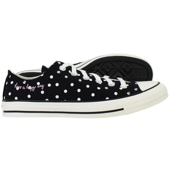 Converse Chuck Taylor All Star Pünktchen Damen Schwarz Ballerinas - Image 4