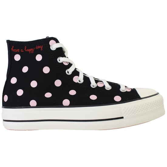 Converse Chuck Taylor All Star Lift Hi Damen Schwarz Plimsolls - Image 1