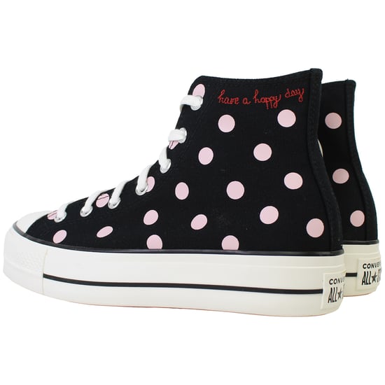 Converse Chuck Taylor All Star Lift Hi Damen Schwarz Plimsolls - Image 3