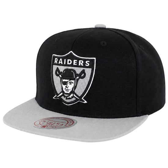 Mitchell & Ness NFL Oakland Raiders Team 2-Ton Schwarz/Grau Cap - Image 1