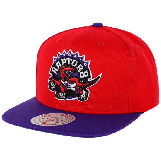 Mitchell & Ness NBA Toronto Raptors Wollmütze in zwei Farben Rot/Violett - Image 1