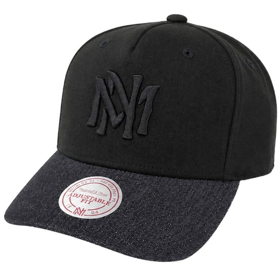 Mitchell & Ness Denim-Visier Schwarz Kappe - Image 1