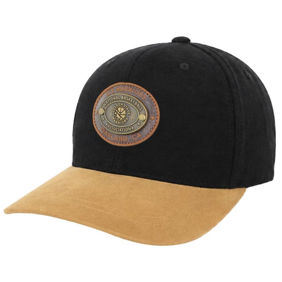 Mitchell & Ness NBA Golden State Warriors Melton Oval 110 schwarze Kappe - Image 1