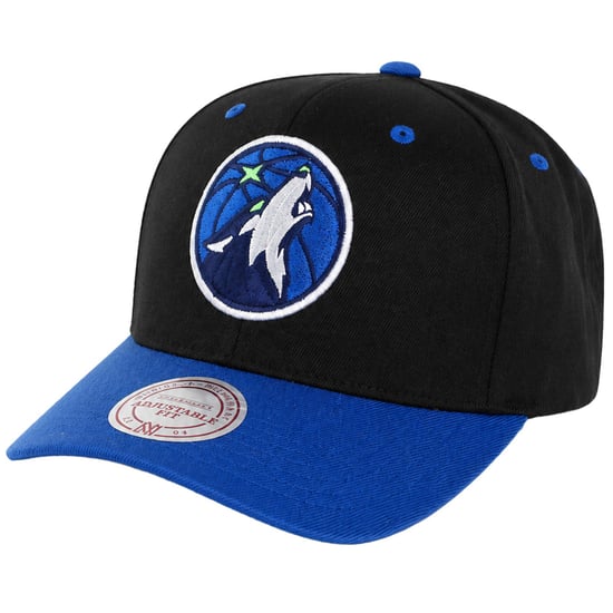 Mitchell & Ness NBA Minnesota Timberwolves Logo 2-Tone 110 Schwarze Mütze - Image 1