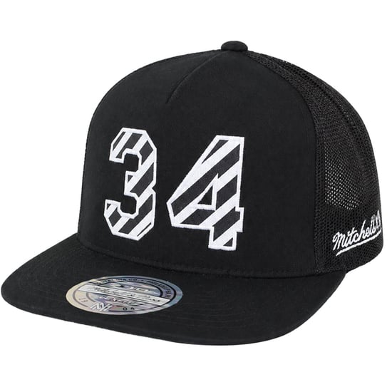 Mitchell & Ness NBA Houston Rockets #34 Olajuwon schwarze Kappe - Image 1