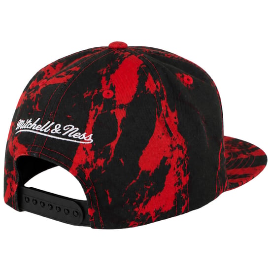 Mitchell & Ness NBA Chicago Bulls Down For All Schwarz/Rot Cap - Image 2