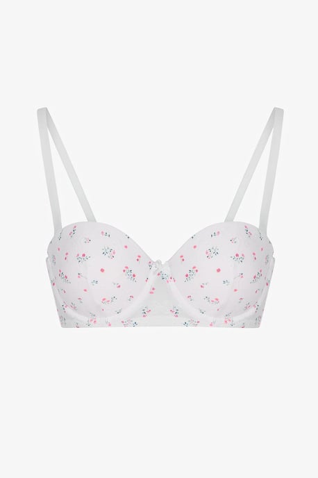Blumiger Push-up-BH mit abnehmbaren Trägern - Image 1