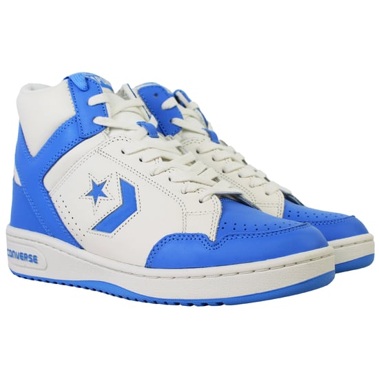 Converse Weapon Mid Unisex Weiß/Blaue Sneakers - Image 2