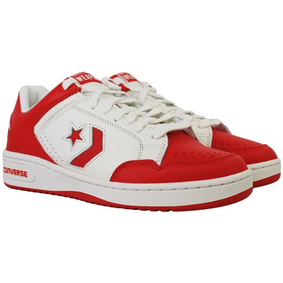 Converse Weapon Ox Vintage Unisex Weiß/Rot Sneakers - Image 2