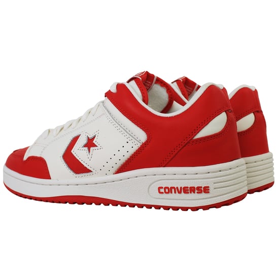 Converse Weapon Ox Vintage Unisex Weiß/Rot Sneakers - Image 3