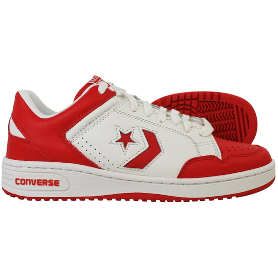 Converse Weapon Ox Vintage Unisex Weiß/Rot Sneakers - Image 4