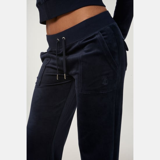 Juicy Couture Robertson Klassische Jacke Polyester Damen Blaue Kapuzensweatshirt - Image 3