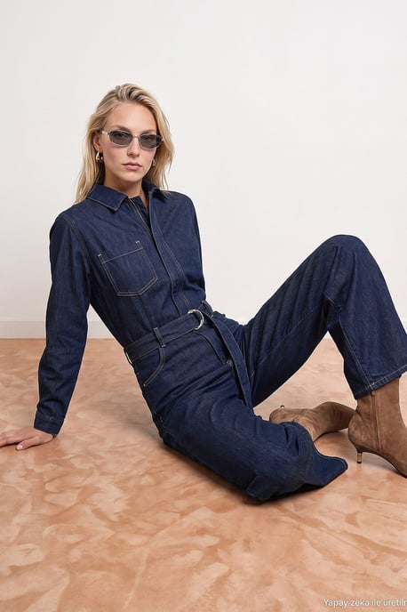 Baumwoll-Jumpsuit - Image 1