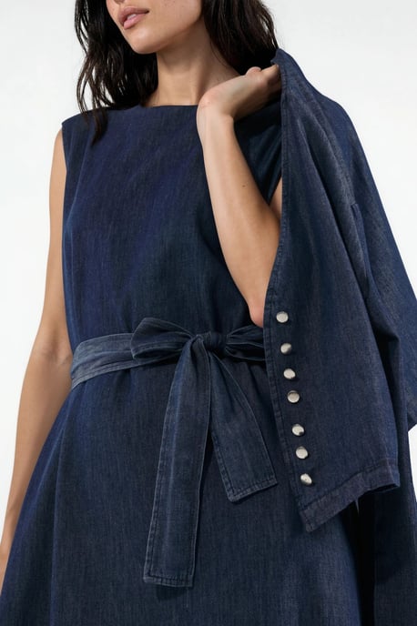 Jeansjacke & Maxikleid Zweiteiler-Set - Image 4