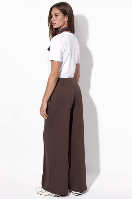Modal-Touch-Rippdetail-Hosen mit geradem Bein - Image 5