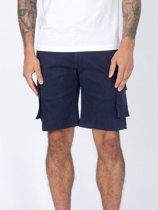 Luke 1977 Men's Club Future Cargo Shorts in Navy - Image 2