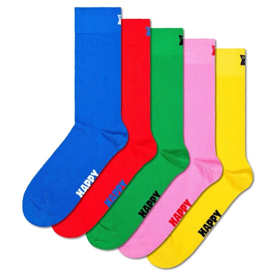 Happy Socks 5er-Pack einfarbige Socken - Mehrfarbig - Image 2