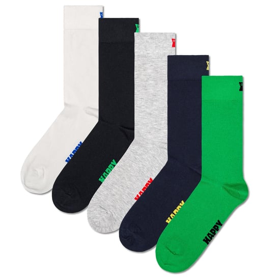 Happy Socks 5er-Pack einfarbige Socken - Mehrfarbig - Image 4