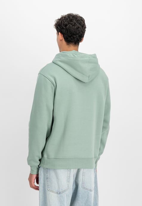 Basic Big Logo Effekt Druck Hoodie - Image 3