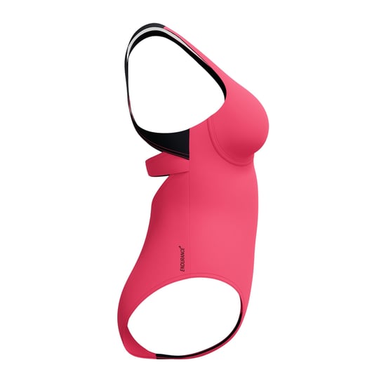 Speedo - Badeanzug für Damen, Kurzer Stehkragen (Dunkelrosa) - Image 3