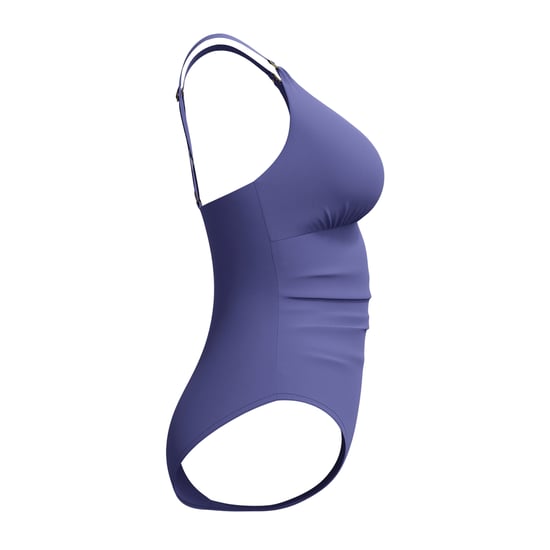 Speedo - Badeanzug für Damen, V-Ausschnitt, Gestaltgebend (Blau) - Image 4