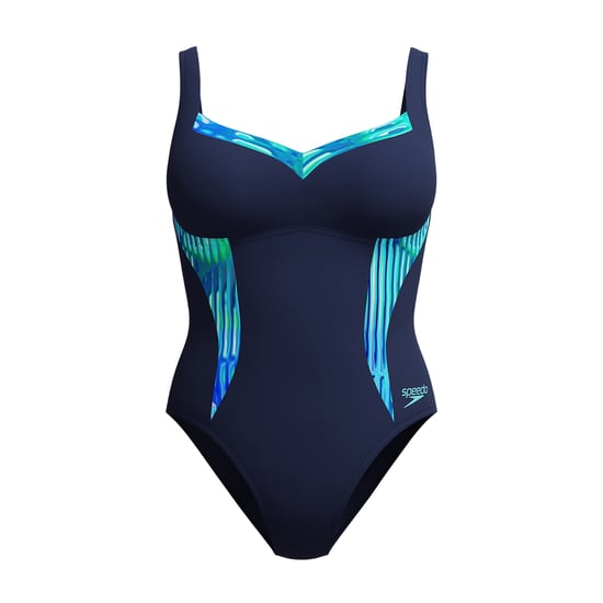 Speedo - "Lunaelustre" Badeanzug für Damen, Gestaltgebend (Türkis) - Image 2