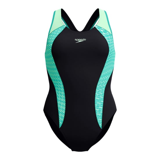 Speedo - "Placement" Badeanzug für Damen (Türkis) - Image 1