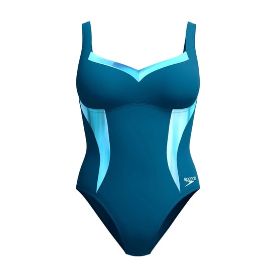Speedo - "Lunaelustre" Badeanzug für Damen, Gestaltgebend (Grün) - Image 2