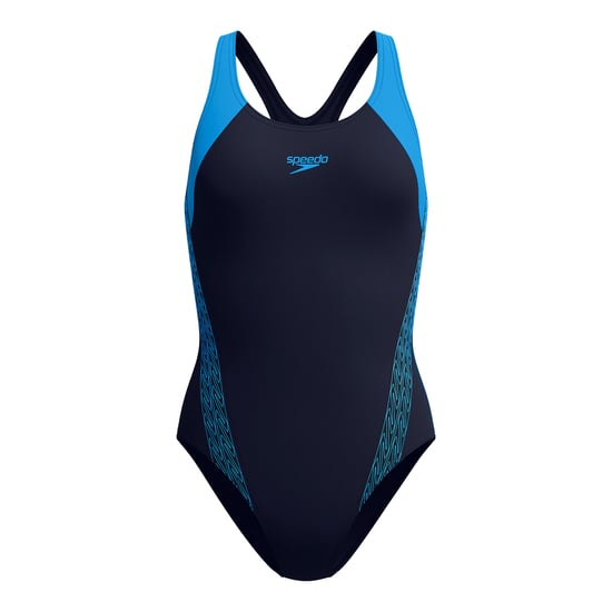 Speedo - "Placement" Badeanzug für Damen (Blau) - Image 1