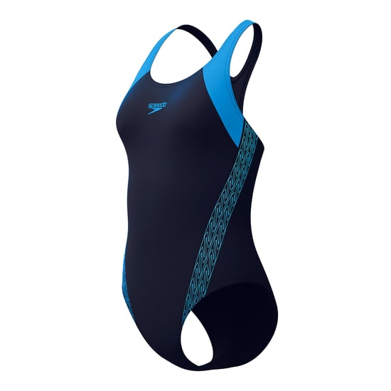 Speedo - "Placement" Badeanzug für Damen (Blau) - Image 3