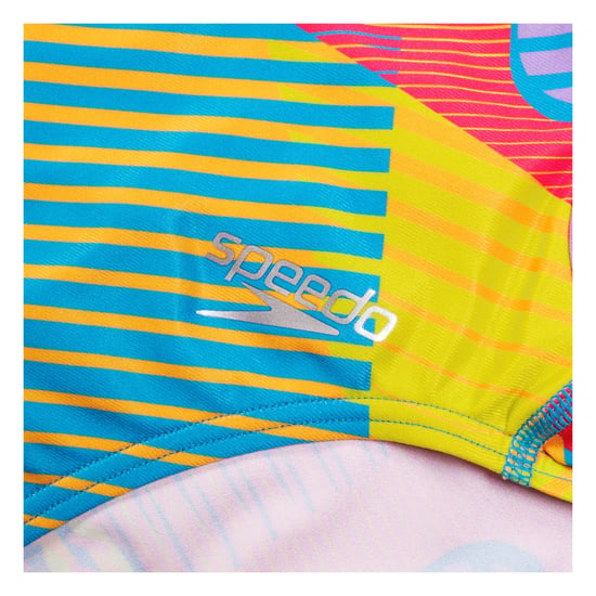 Speedo - Badeanzug für Damen, Rundum bedruckt (Pink) - Image 3