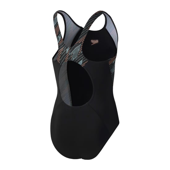 Speedo - "Hyperbloom Splice" Badeanzug für Mädchen (Schwarz) - Image 2