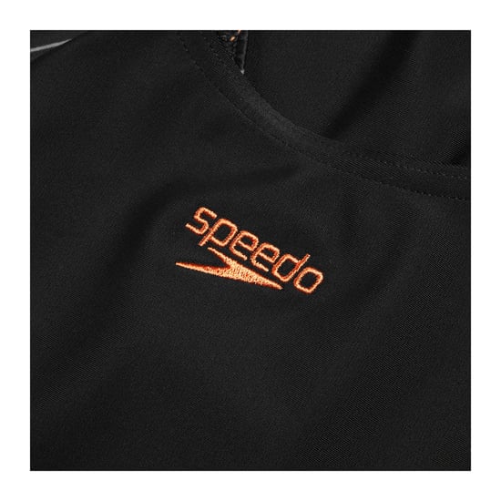Speedo - "Hyperbloom Splice" Badeanzug für Mädchen (Schwarz) - Image 3