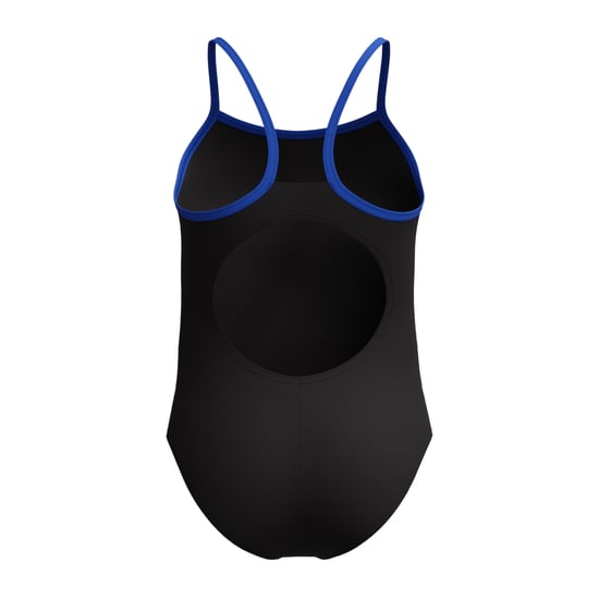 Speedo - "Placement" Badeanzug für Mädchen, Dünner Riemen (Schwarz) - Image 2