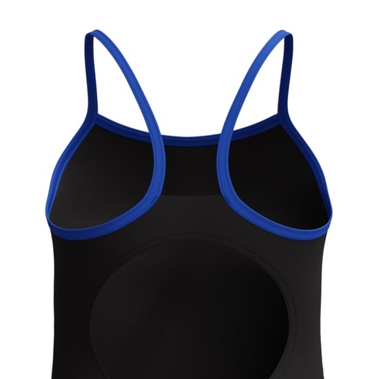 Speedo - "Placement" Badeanzug für Mädchen, Dünner Riemen (Schwarz) - Image 4