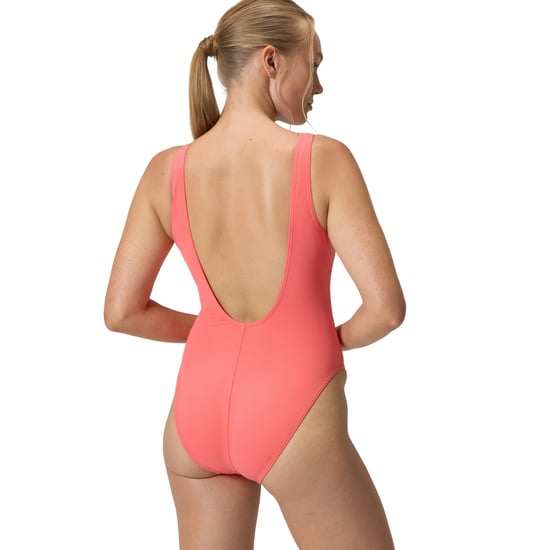 Speedo - Badeanzug für Damen, Tiefer Rückenausschnitt (Orange) - Image 2