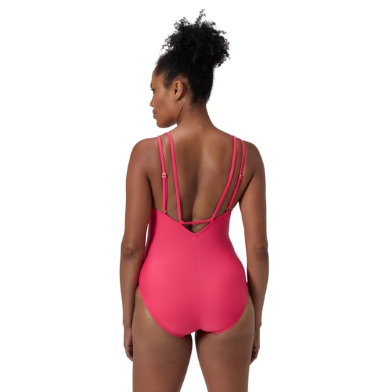 Speedo - Badeanzug für Damen, mit Trägern, Gestaltgebend (Pink) - Image 3
