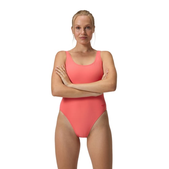 Speedo - Badeanzug für Damen, Tiefer Rückenausschnitt (Orange) - Image 5