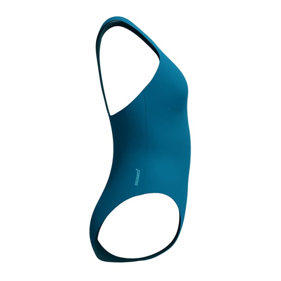 Speedo - "Racer" Badeanzug für Damen, Mit Reißverschluss (Grün) - Image 4